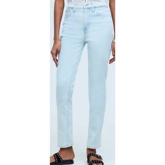 Madewell Perfect Vintage Chestnut Light Wash Jeans US Women's 31 New - Picture 1 of 8